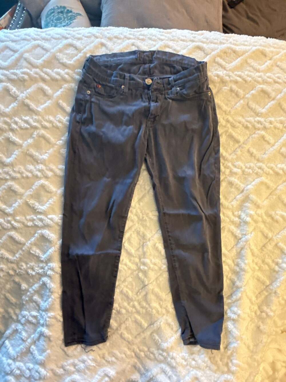 Hudson Gray Lyocell Blend Skinny Pants Size 28